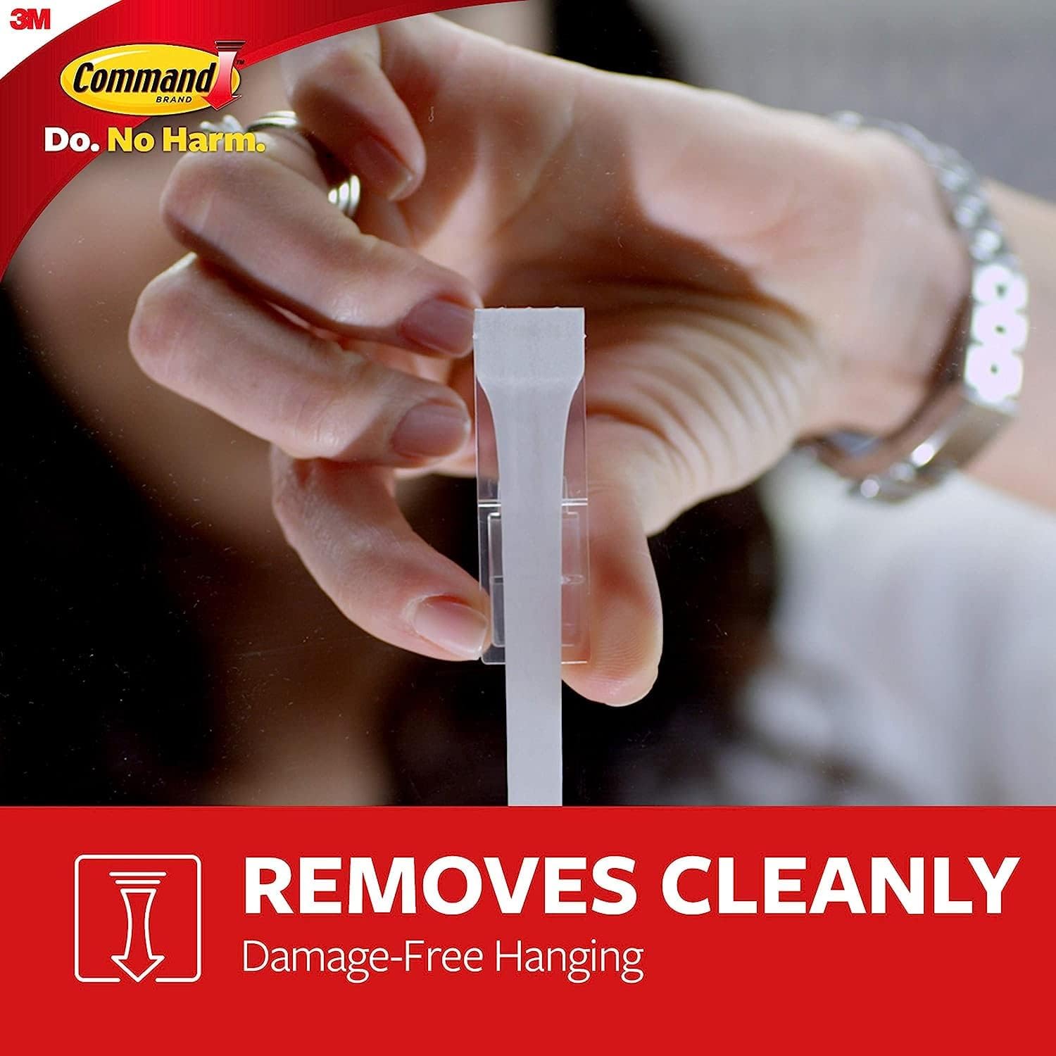 Command 10 lb XL Heavyweight Hook. 2 Wall Hooks and 6 Strips. Damage-Free Hanging with Adhesive. Heavy Duty Hanging Great for Organization and Storage - Image 6